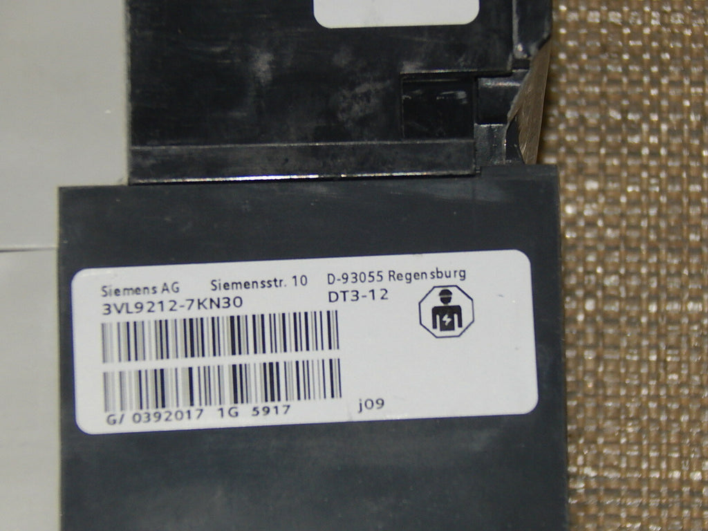 SIEMENS 3VL2515-3RR30-0AA0 + 3VL9212-7KN30 Leistungsschalter 125A used