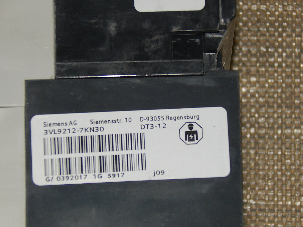 SIEMENS 3VL2515-3RR30-0AA0 + 3VL9212-7KN30 Leistungsschalter 125A used