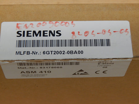 Siemens 6GT2002-0BA00   ASM410  