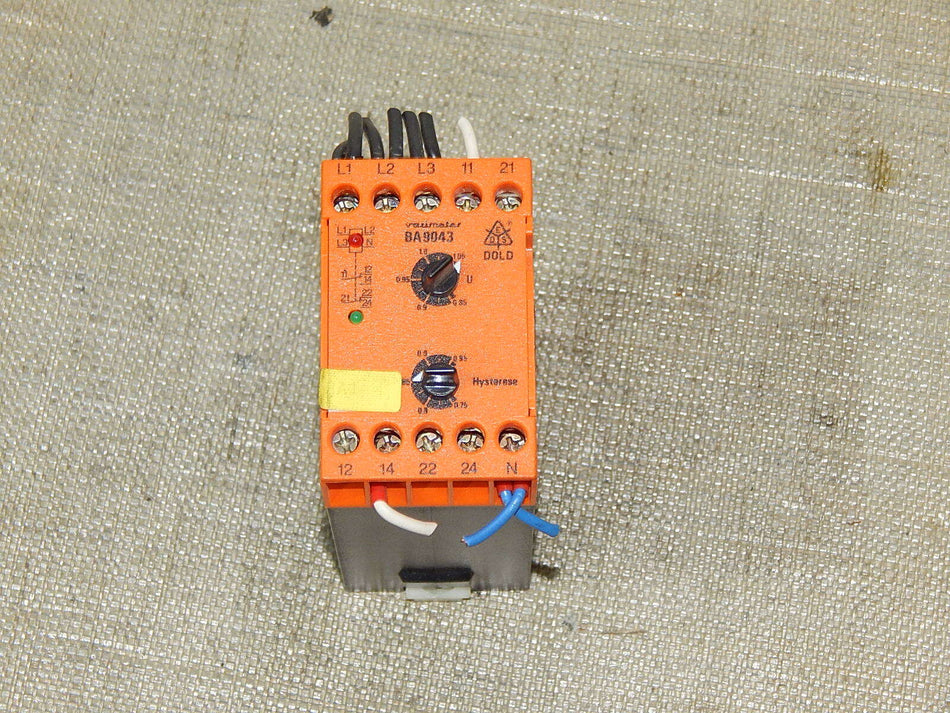 E.Dold   BA9043   0026903  Unterspannungsrelais used