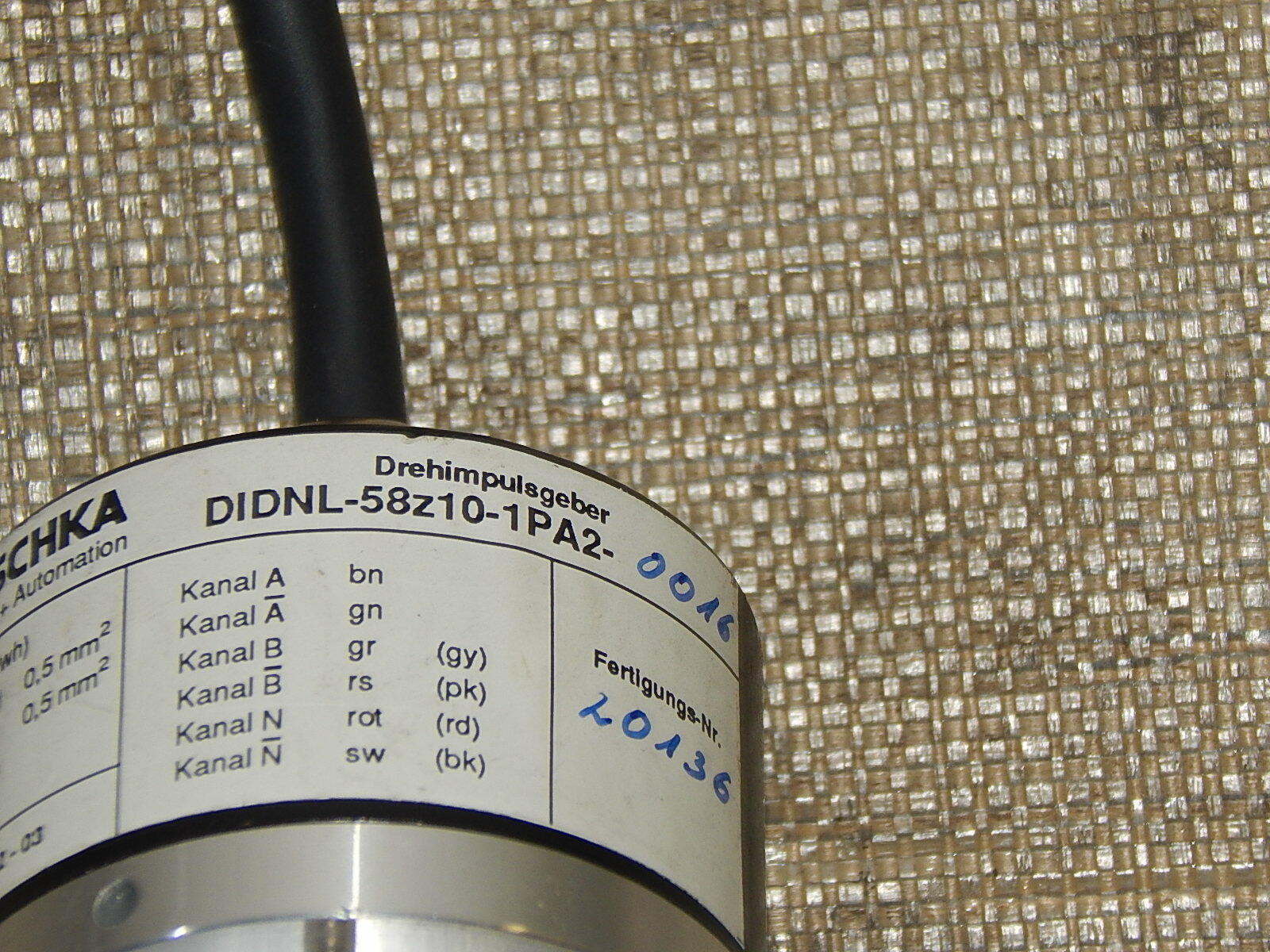  Klaschka DIDNL-58z10-1PA2-0016 Drehimpulsgeber s.Bilder