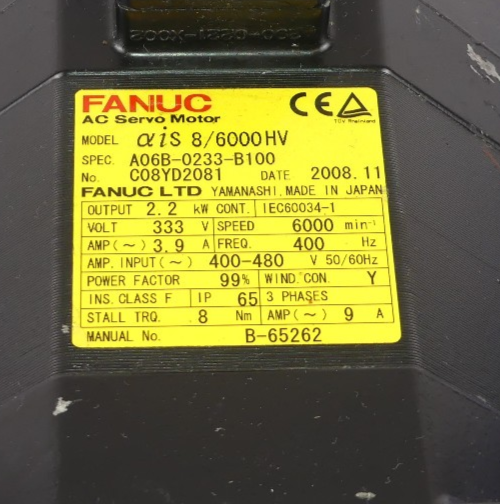 FANUC ais 8/4000 HV A06B-0236-B100