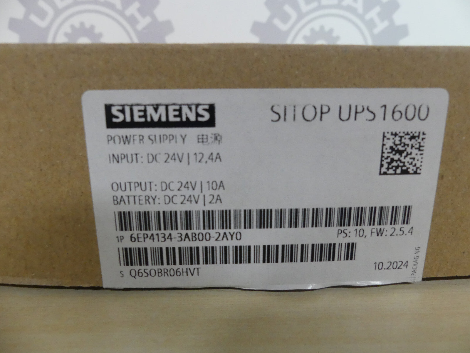 Siemens SITOP UPS1600 6EP4134-3AB00-2AY0