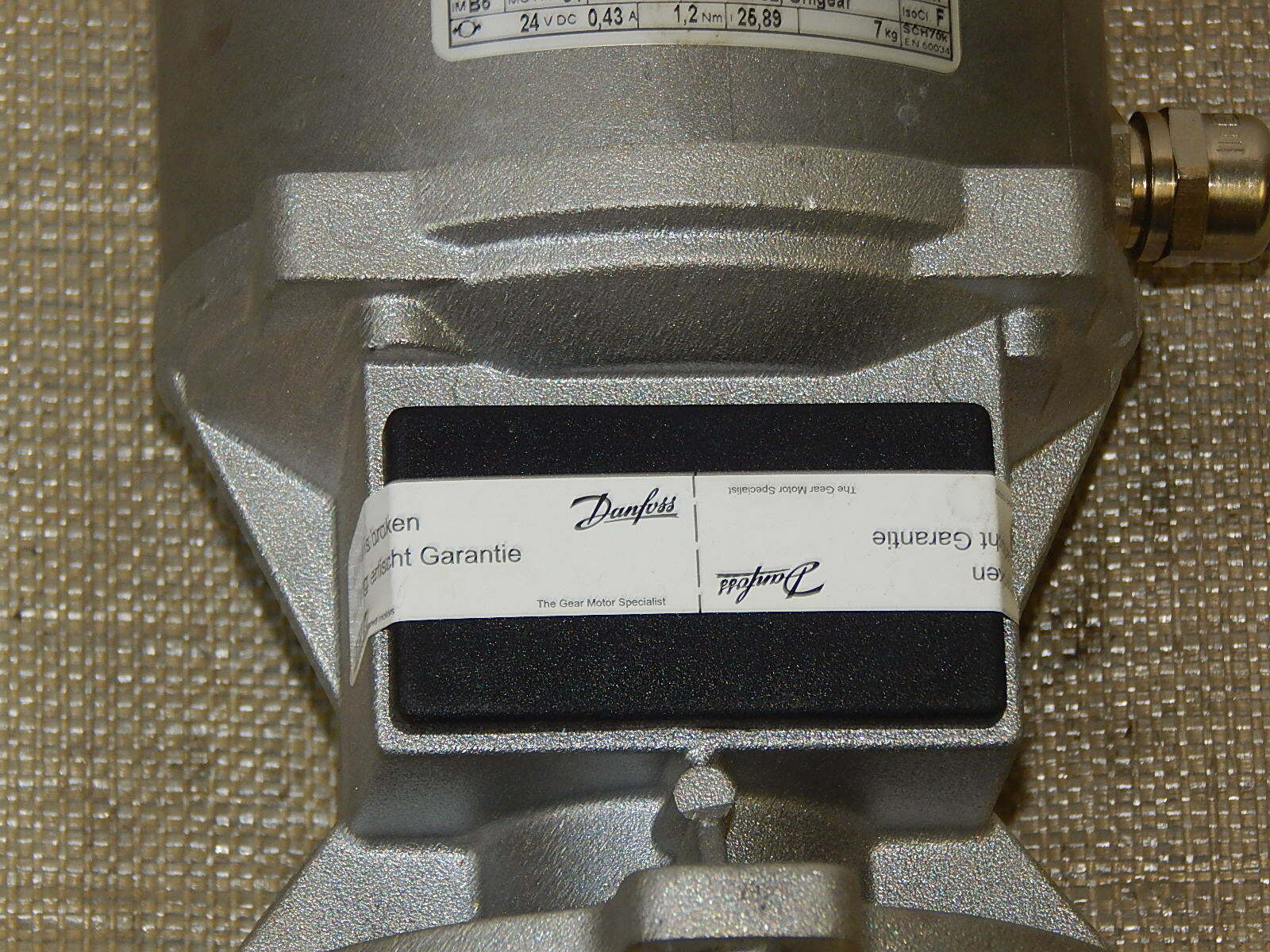 Bauer G052-20/DWLU58-139-B-G052-S1/SP Getriebemotor used s.Bilder
