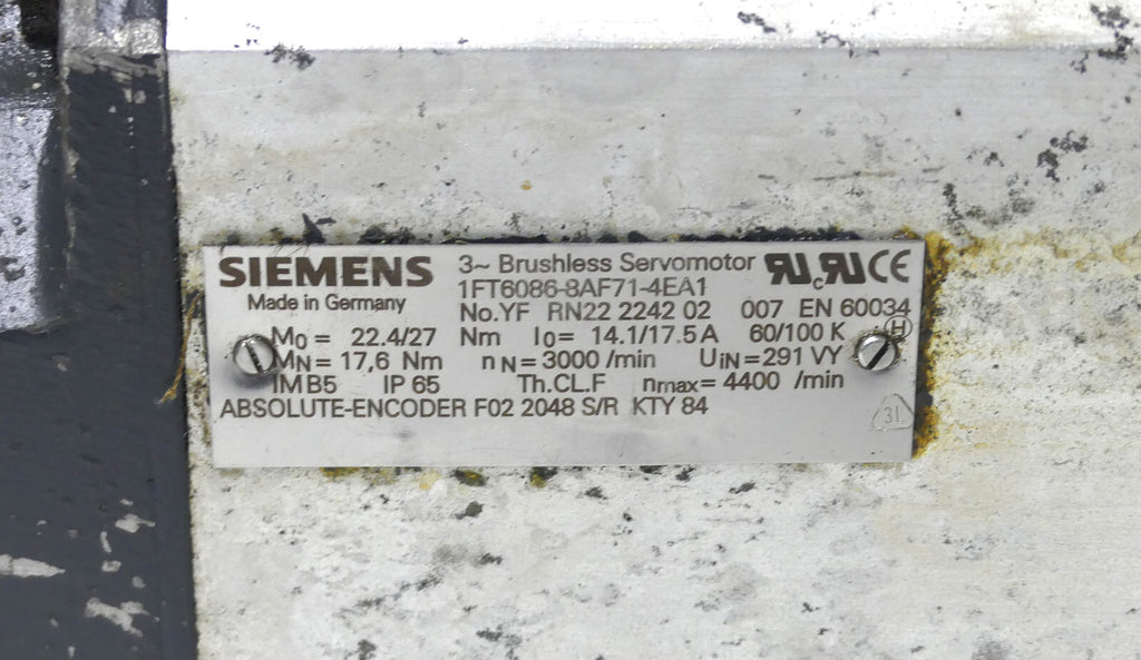 SIEMENS 1FT6086-8AF71-4EA1