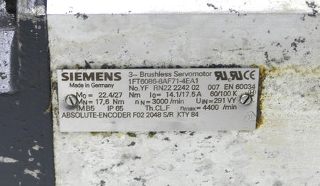 SIEMENS 1FT6086-8AF71-4EA1