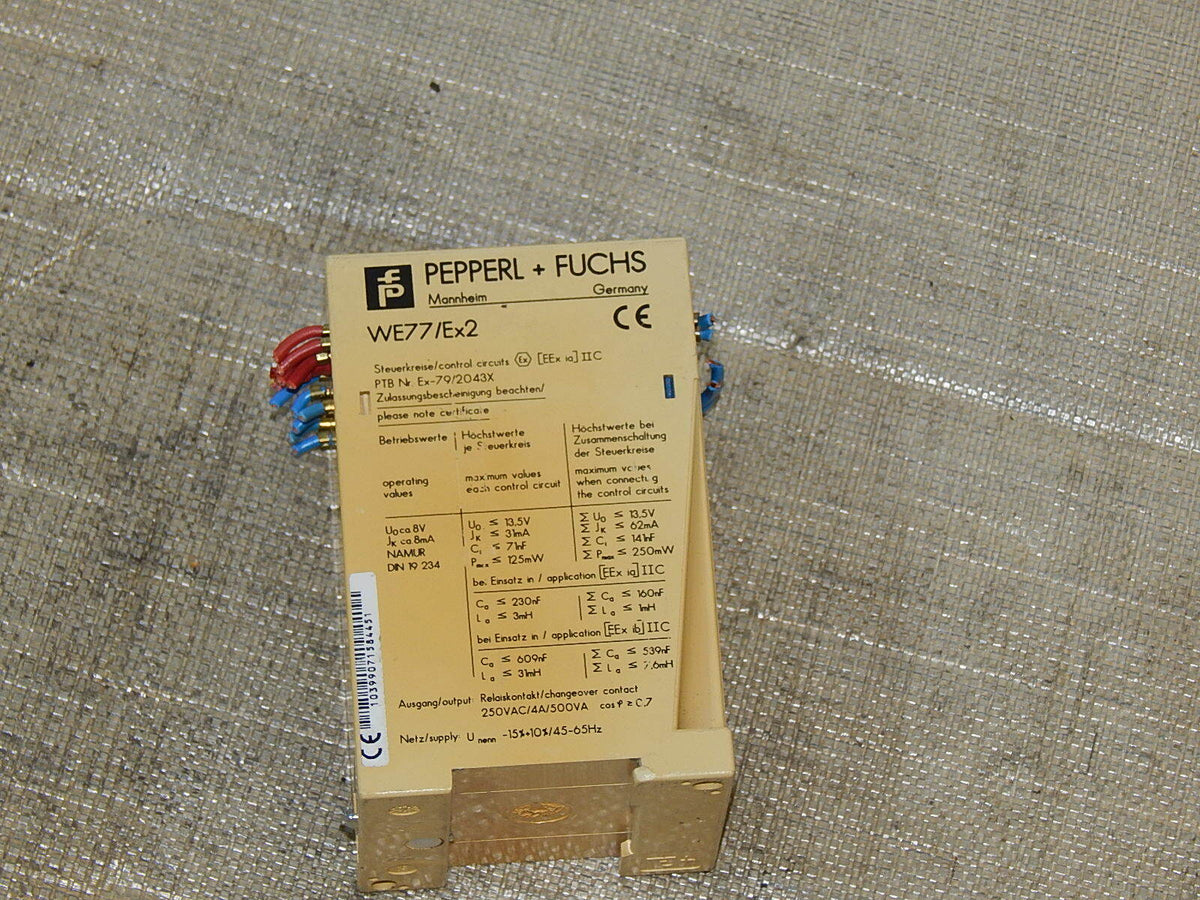  PEPPERL+Fuchs WE 77/Ex2 used