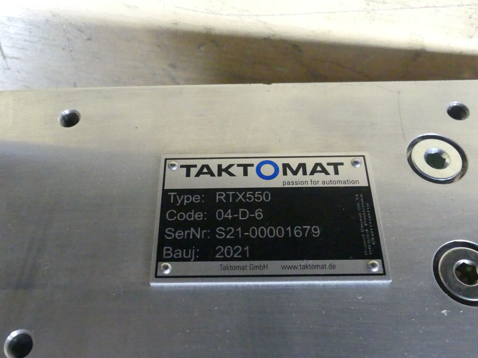 TAKTOMAT  RTX550 B.j 2021