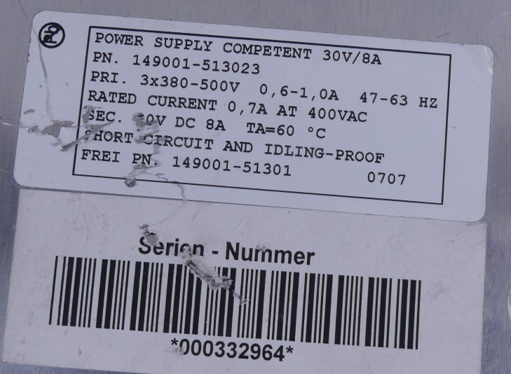 Bihl+Wiedemann BW1676 Power Supply
