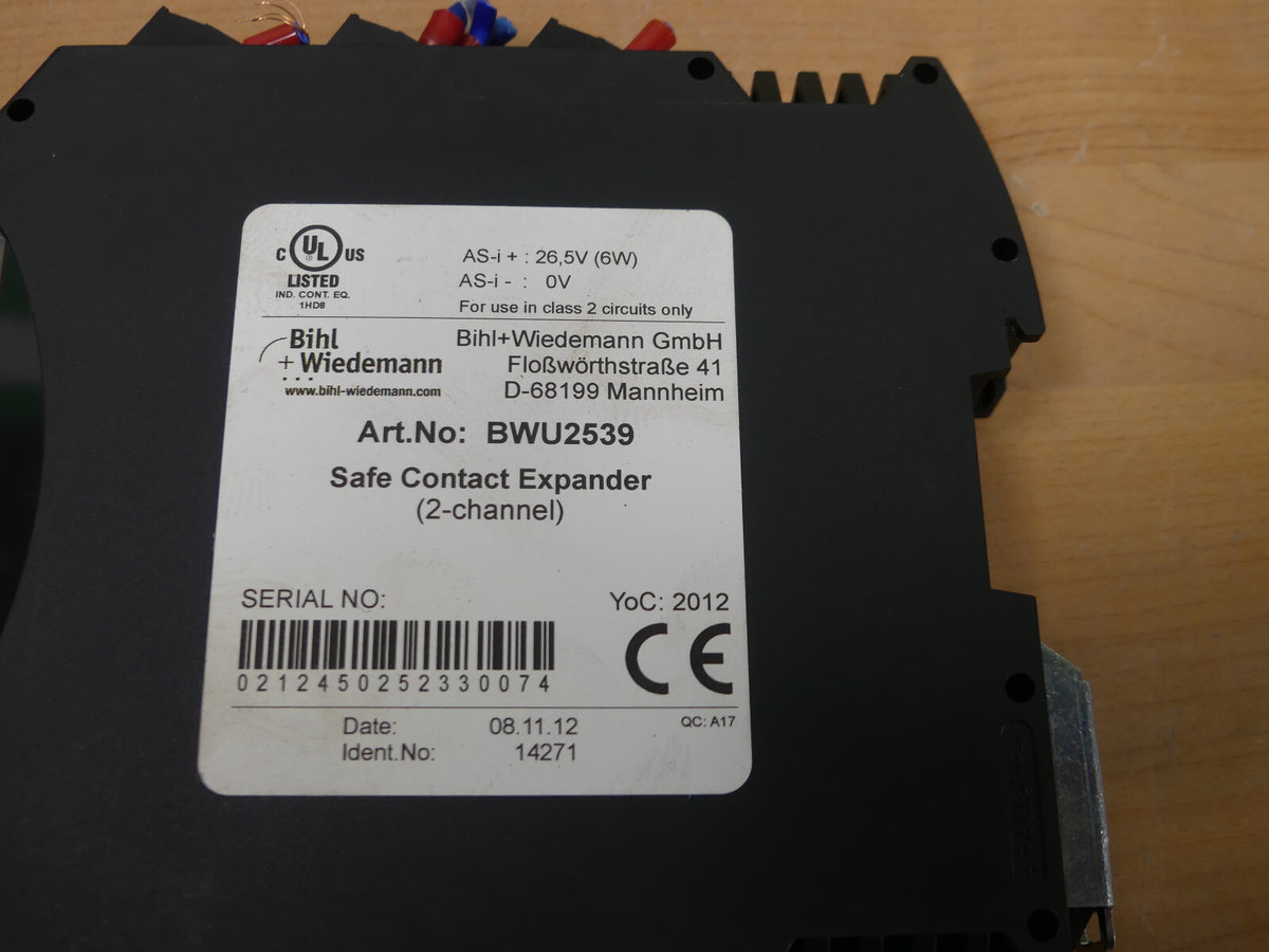 Bihl+Wiedemann BWU2548 Safe Contact Expander 14272