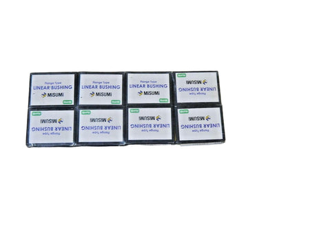 8x Misumi LHFRM20 Linearkugellager mit Flansch New