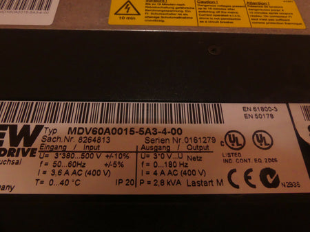 SEW MDV60A0015-5A3-4-00