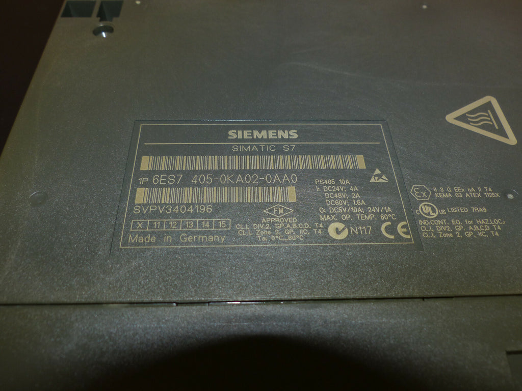 Siemens 6ES7 405-0KA02-0AA0 s. Bilder