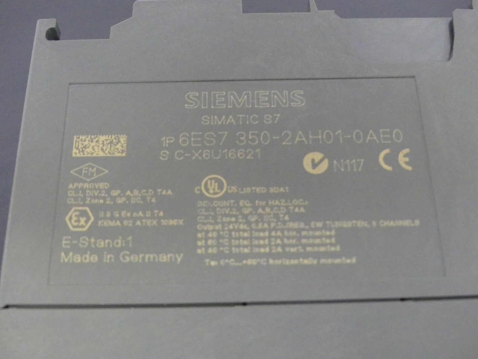 Siemens Simatic S7  6ES7350-2AH01-0AE0 used s.Bilder