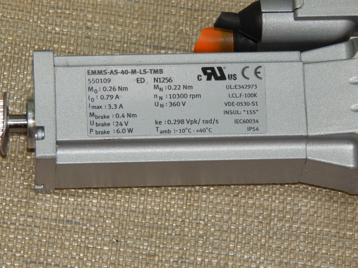  FESTO Servomotor EMMS-AS-40-M-LS-TMB  used