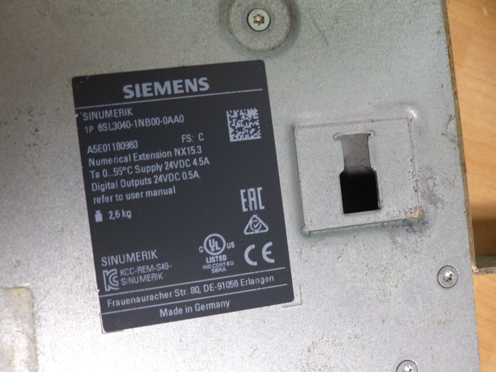 SIEMENS 6SL3040-1NB00-0AA0 DEFEKT