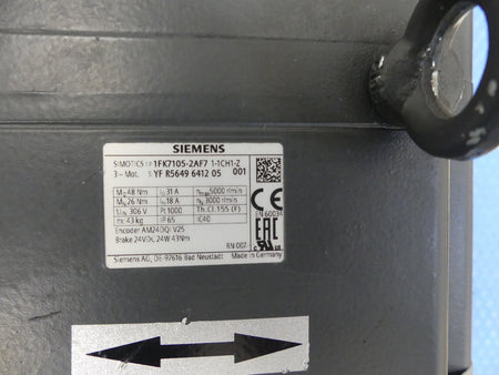 SIEMENS 1FK7105-2AF7 1-1CH1-Z DETEKT