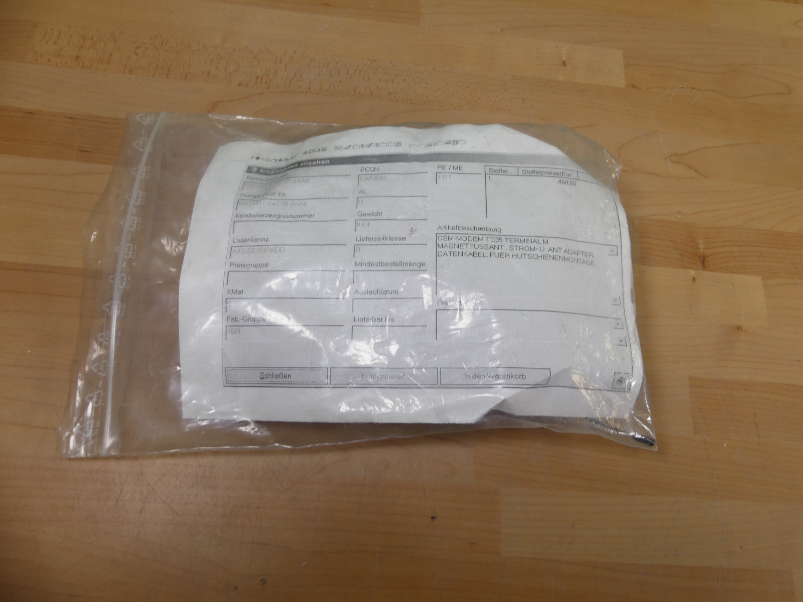 SIEMENS 6AG1011-1AC00-0AA0 SIPLUS GSM-KIT