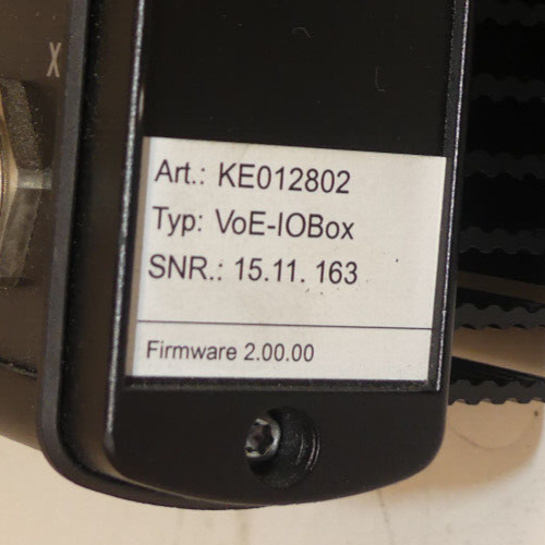 VisionTools VOE IOBox Ethernet Switch Industrieller Ethernet-Switch 09V0002B