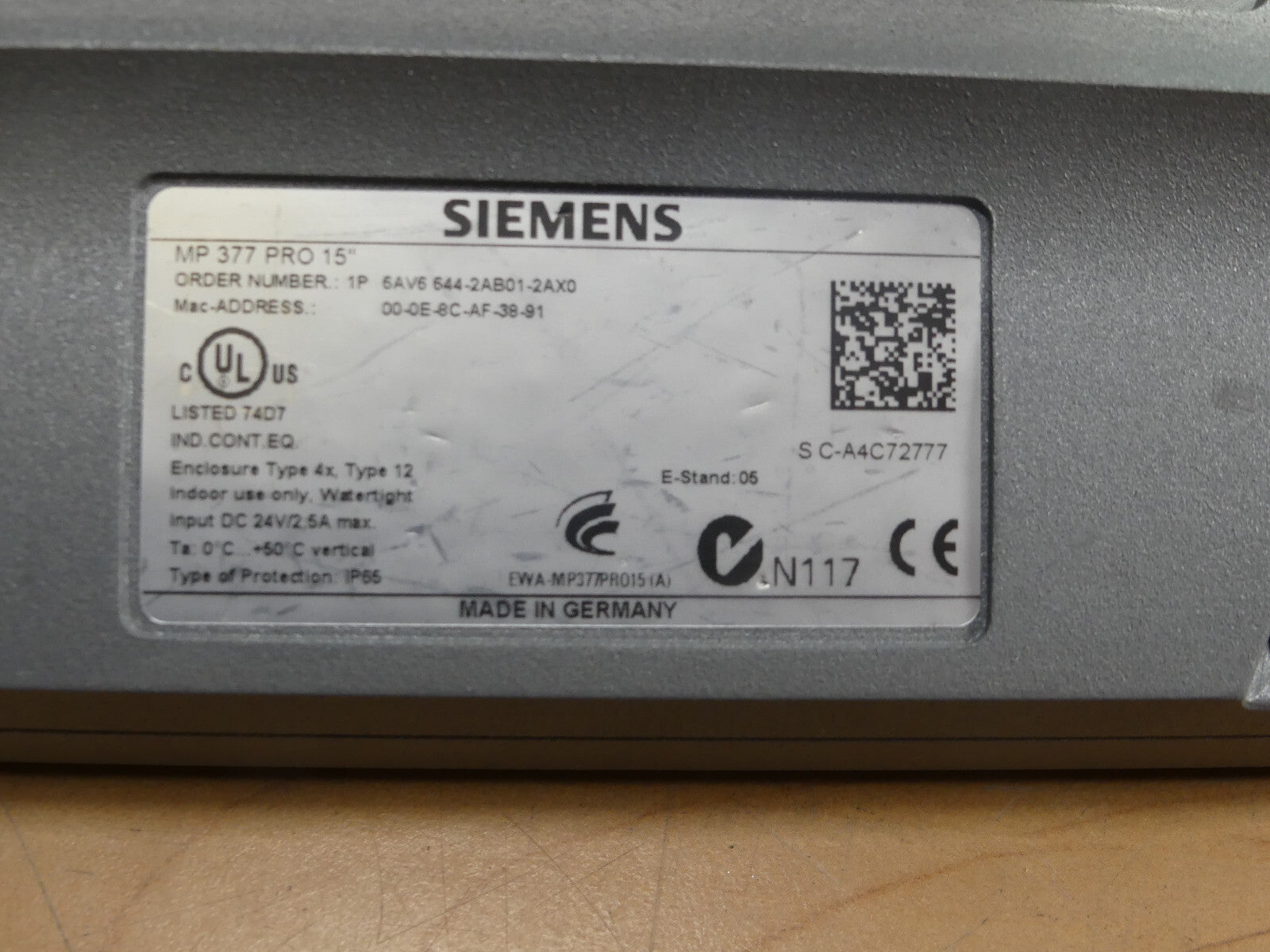 Siemens 6AV6 644-2AB01-2AX0   6AV6644-2AB01-2AX0