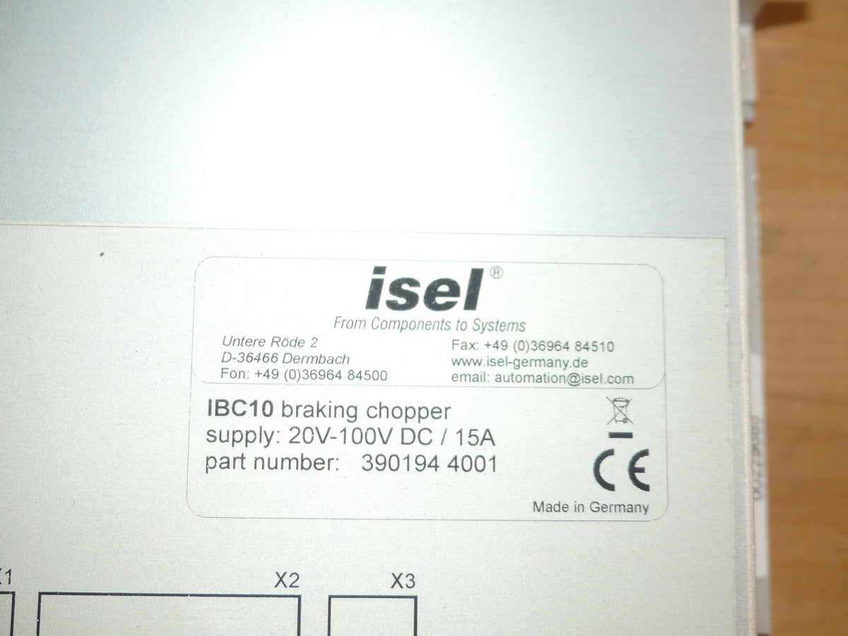 Isel IBC10 Brake Chopper Module