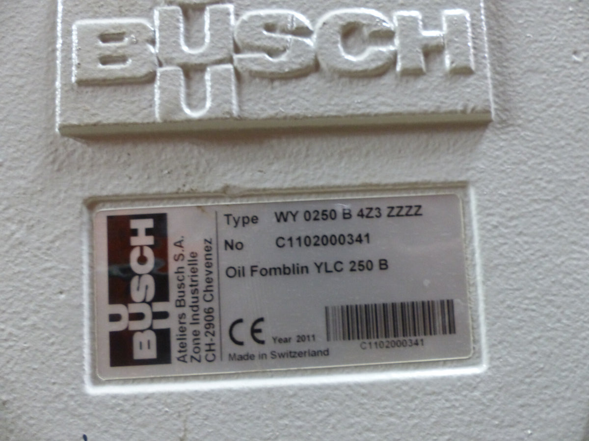 Busch  Vakuumpumpe  NS 0070 A EZ3 ZZXX    WY 0250 B 4Z3 ZZZZ
