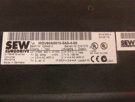 SEW MDV60A0015-5A3-4-00