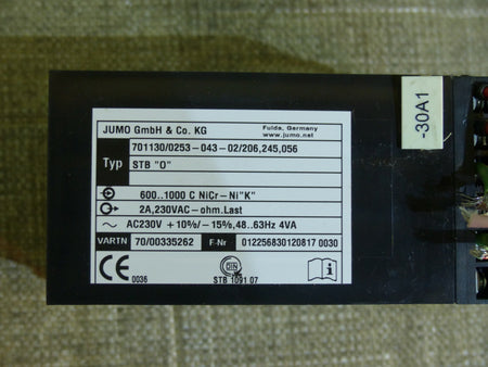 Jumo 701130/0254-043-02/206,245,056