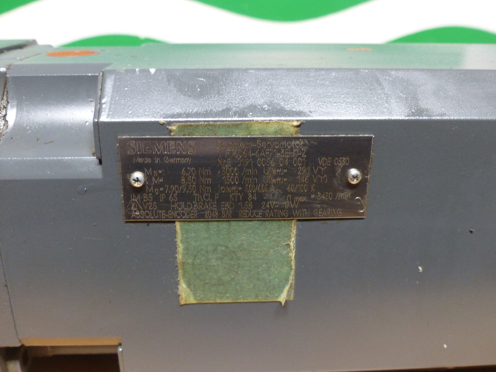 siemens  1ft6064-6af71-3eh1-z mit Getriebe