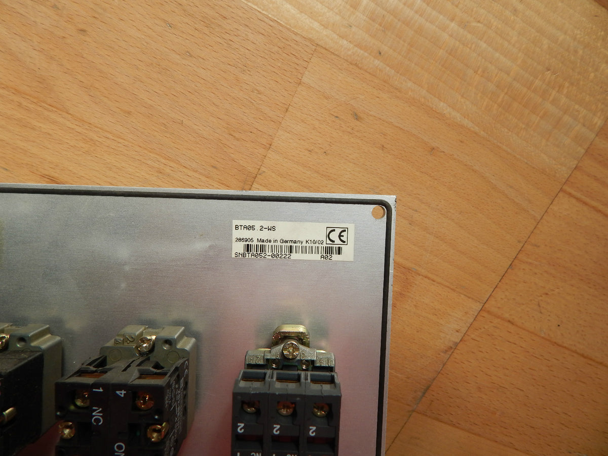 Indramat BTA05.2-WS  Bedientafel