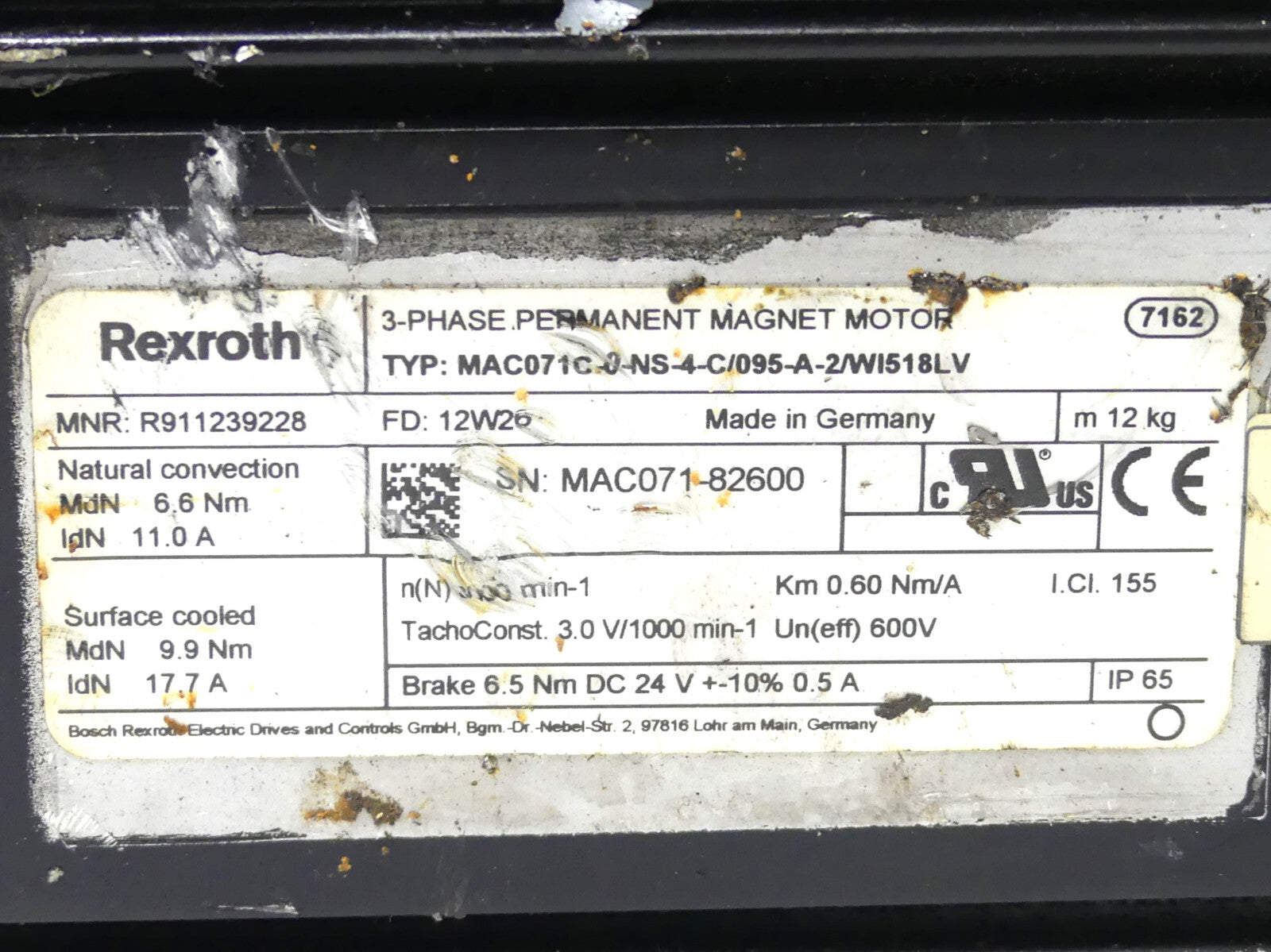 Rexroth MAC071C-0-NS-4-C/095-A-2/WI518LV