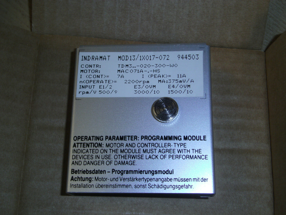 Indramat MOD13/1X017-072 Programmiermodul Neu