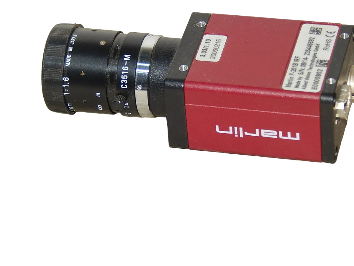  Allied Vision Marlin F-201B IRF Kamera + Objektiv Pentax C3516M TV Lens 35mm 