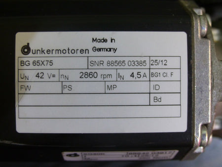 Dunkermotoren BG 65X75 