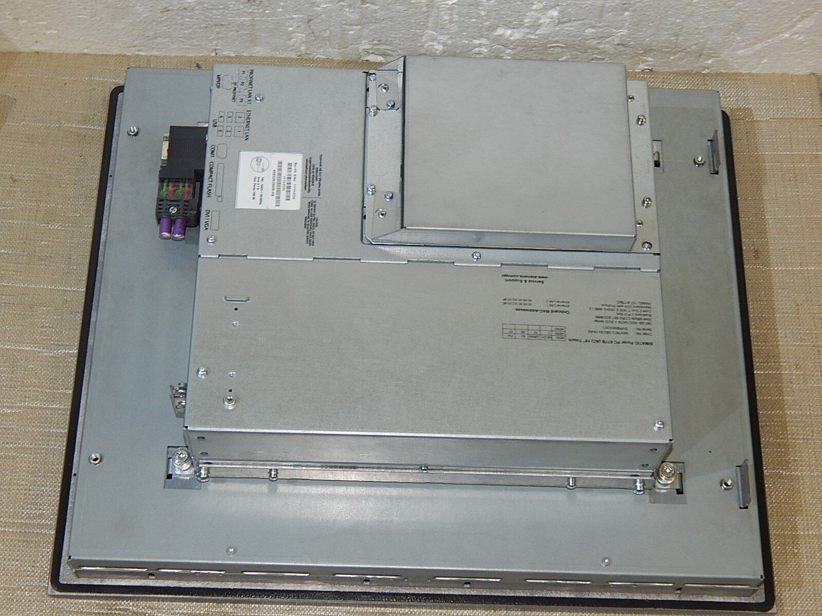  Siemens Simatic Panel PC HMI PC677B 15" Touch  Typ 6AV7872-0BE30-1AA0 used