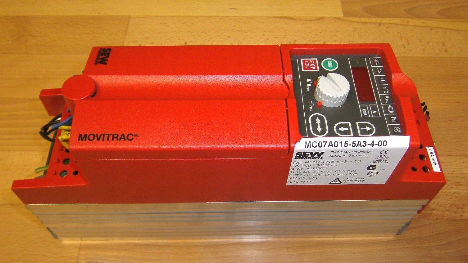 SEW Eurodrive   Movitrac MC07A015-5A3-4-00  1,5KW