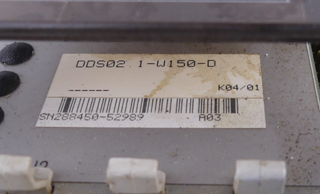 Indramat Servoregler DDS02  1-W150-D ( FWA-DIAX02-ASE-02VRS-MS )