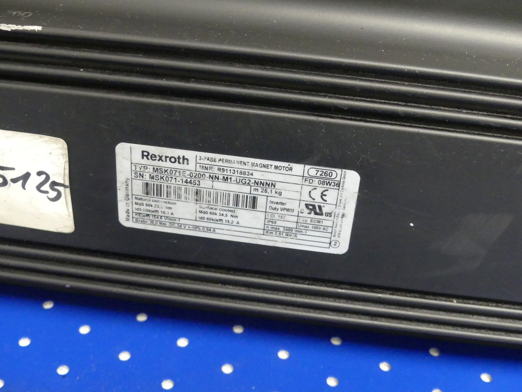 REXROTH MSK071E-0200-NN-M1-UG2-NNNN