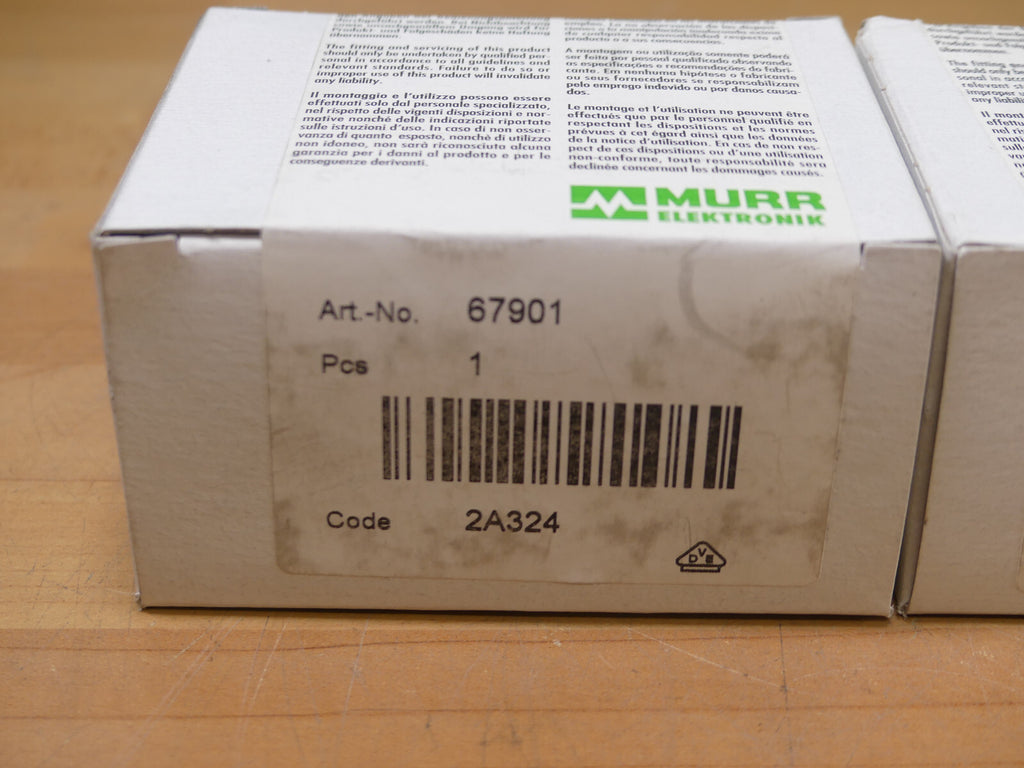 2x Murr Elektronik Steckdose 67901
