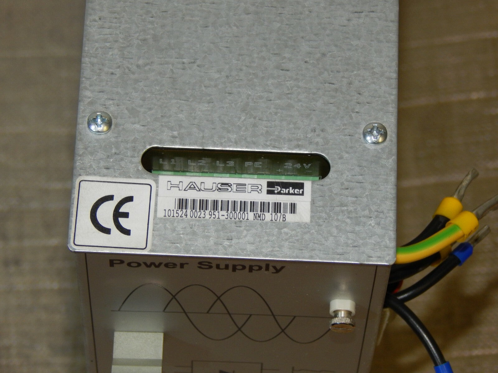  Hauser Parker Power Supply  101524 0023 951-300001  NMD 10/B