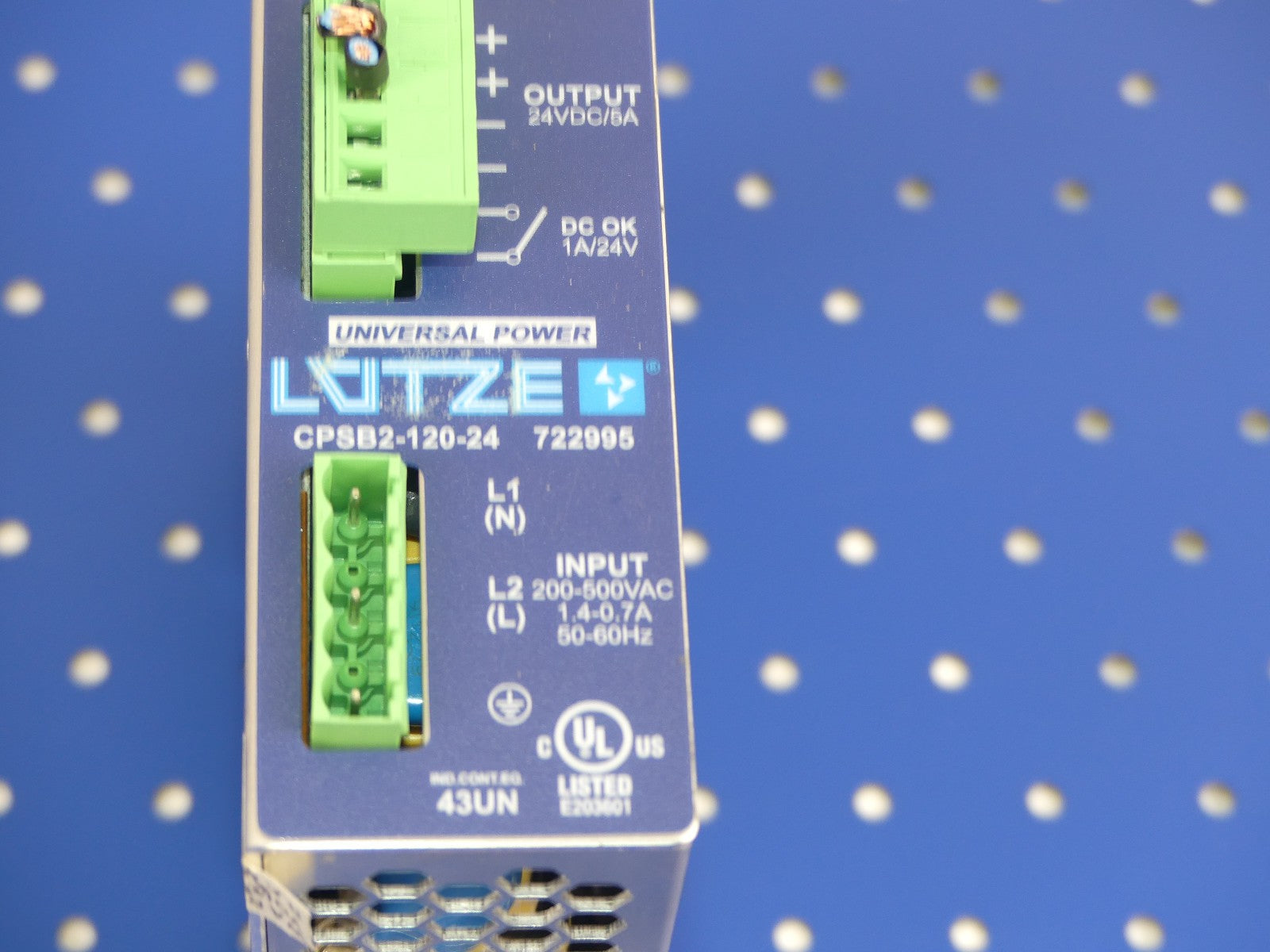 LUTZE CPSB2-120-24 Netzteil