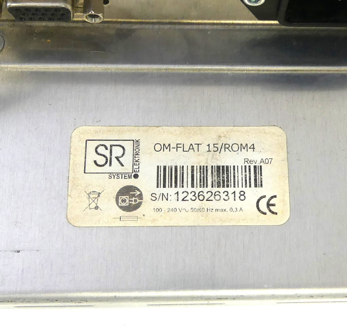 SR System Elektronik OM-FLAT 15/ROM4 Rev.A07