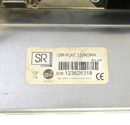 SR System Elektronik OM-FLAT 15/ROM4 Rev.A07