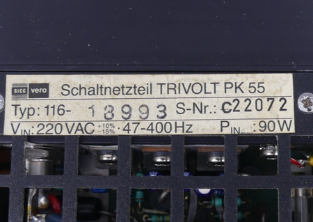 Vero Schaltnetzteil Trivolt PK55 116-18993