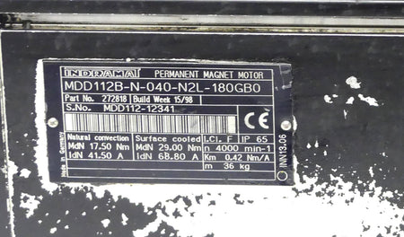 INDRAMAT MDD112B-N-040-N2L-180GB0