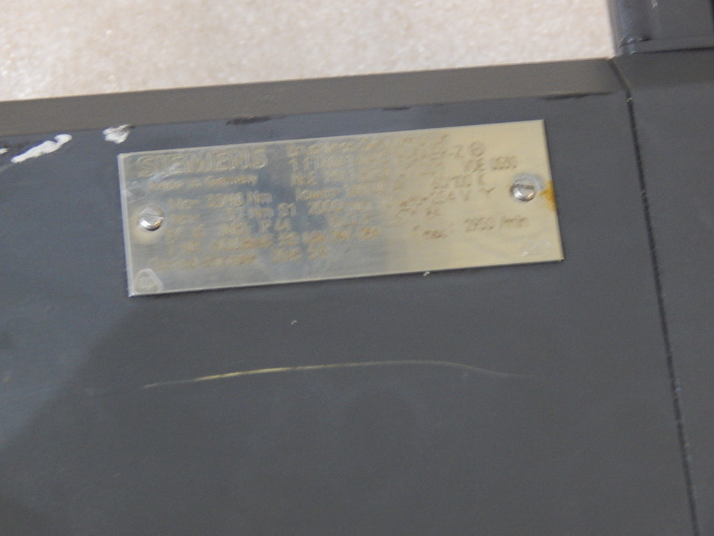 Siemens  Brushless-Servomotor 1FT6061-6AC79-3AE9-Z  Used 