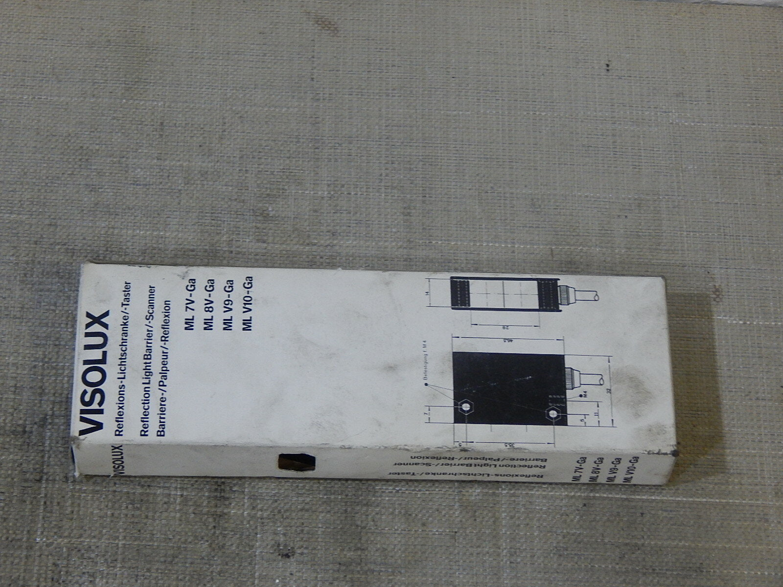  Visolux Miniaturlichtschranke MLV9-8/32 10-30V-  E438636 s.Bilder