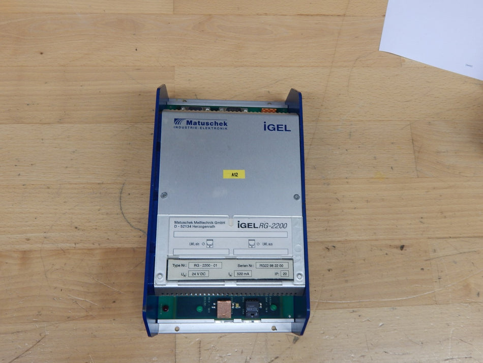 Matuschek Industrie Elektronik   IGEL RG-2200   Used