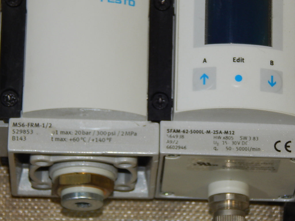  Druckmindereinheit FESTO MS9-LF-G-E-U-M +MS6-EE+MS6-EM1+MS6-FRM+SFAM s.Bilder
