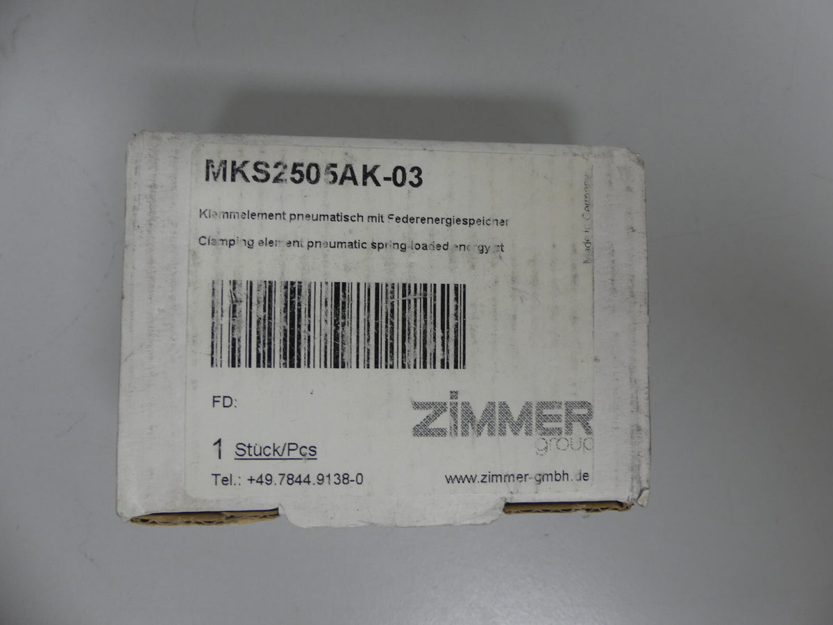 Zimmer Group MKS2505AK-03 Klemmelement pneumatisch